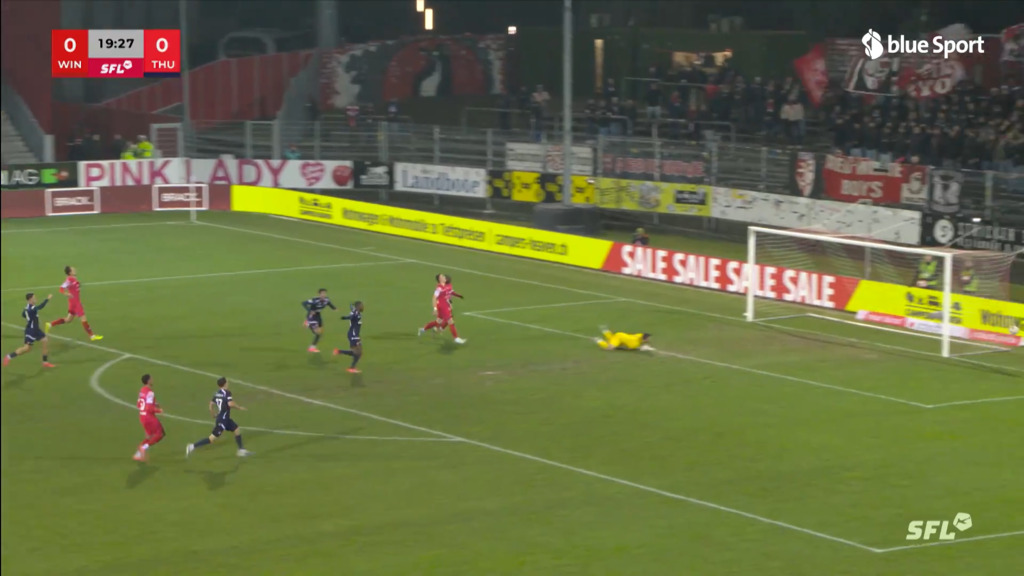 20. Minute: Meichtry bringt Leader Thun in Führung