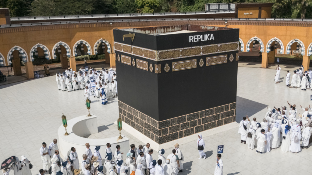 Generalprobe für die Reise nach Mekka – In diesem Trainingszentrum bereiten sich Pilger auf die Hadsch vor