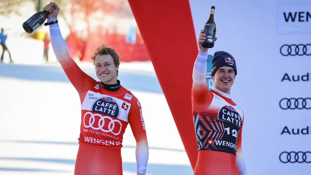 Schweizer Doppelsieg am Lauberhorn: Odermatt triumphiert vor von Allmen