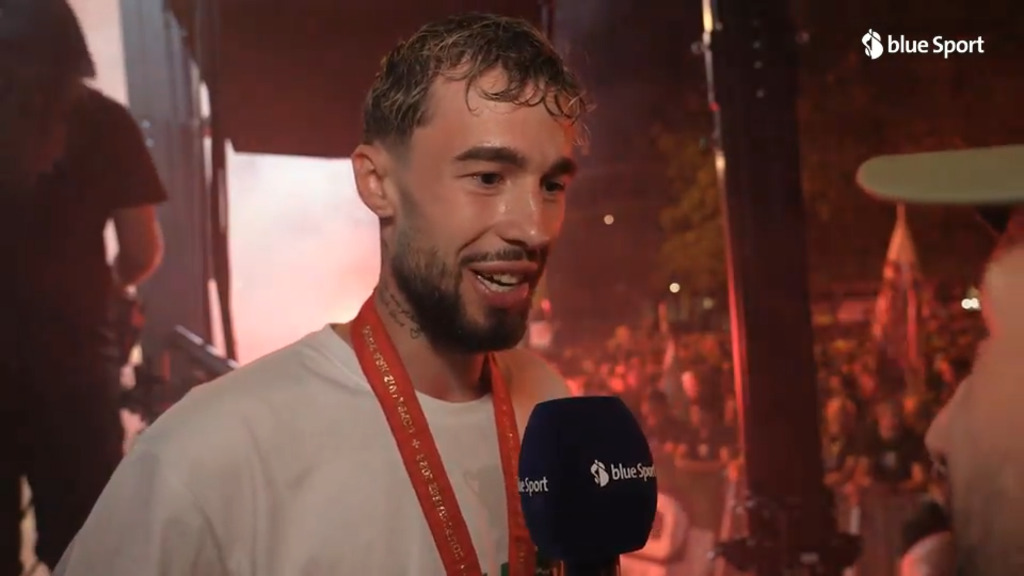 Mihailo Stevanovic gewinnt den Cup – und macht seiner Frau eine Liebeserklärung