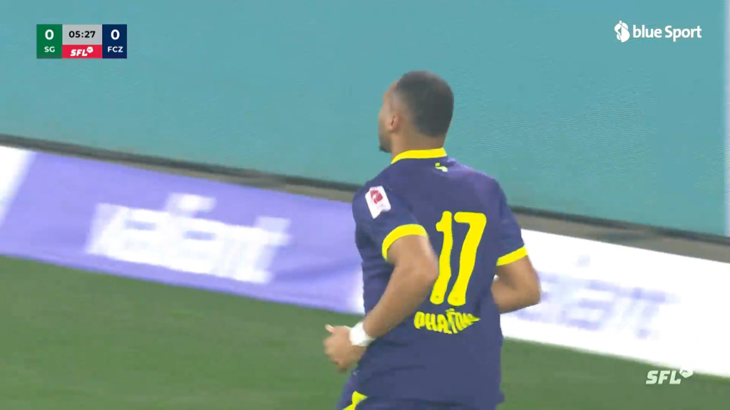 Zürich schockt St.Gallen mit frühem Führungstor