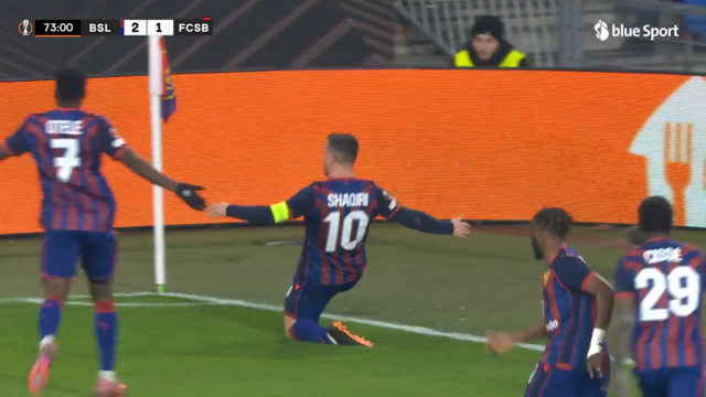 Il Basilea torna in vantaggio grazie al solito Shaqiri!