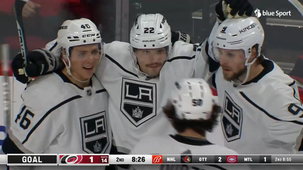 Kevin Fiala erzielt mit schöner Finte seinen 18. Saisontreffer