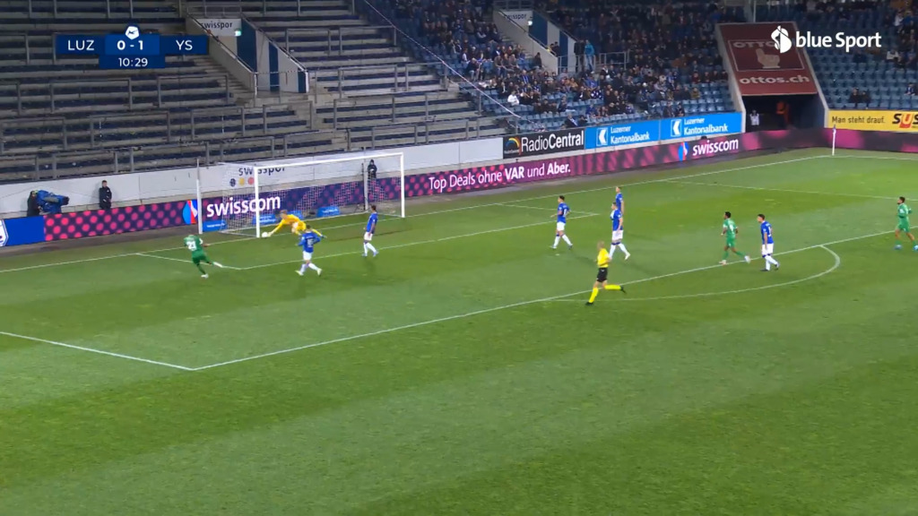 11. Minute: Aké sorgt für Yverdon-Traumstart