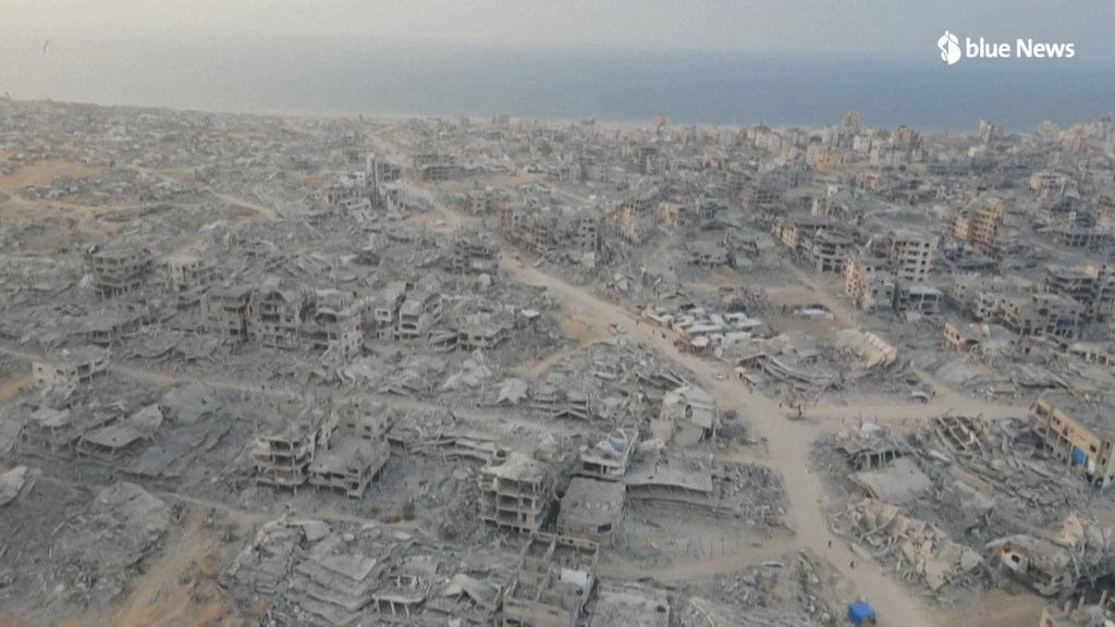 Vues aériennes: la destruction massive à Gaza-ville après deux ans de conflit