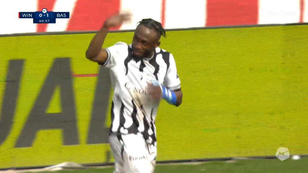 Traoré mit dem 2:0 für Basel﻿