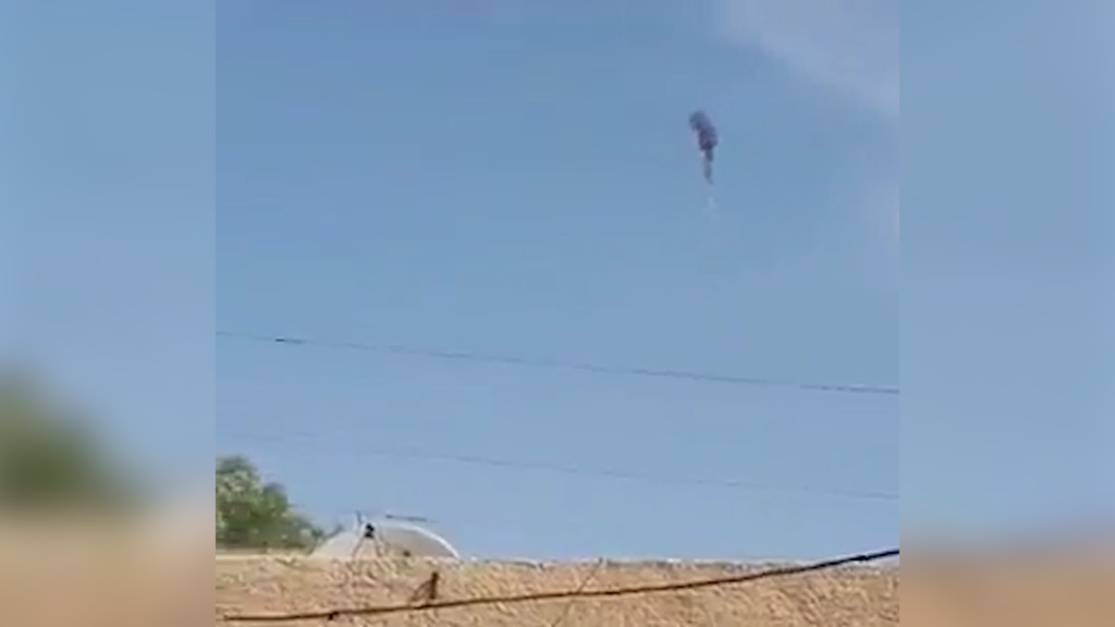 Amerikanische F-16 schiesst türkische Drohne ab