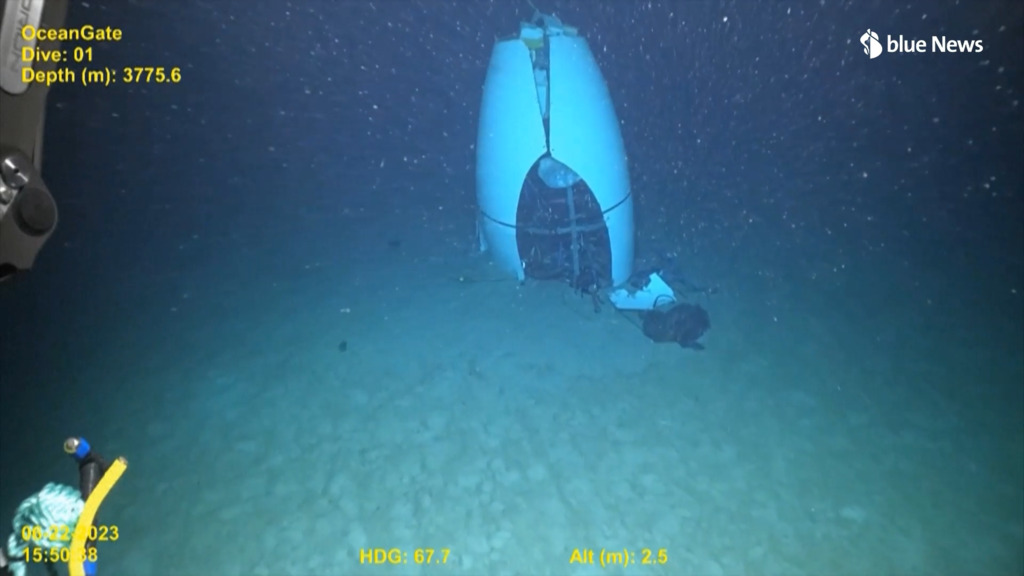 Les garde-côtes américains publient de nouvelles images de l'épave du submersible Titan