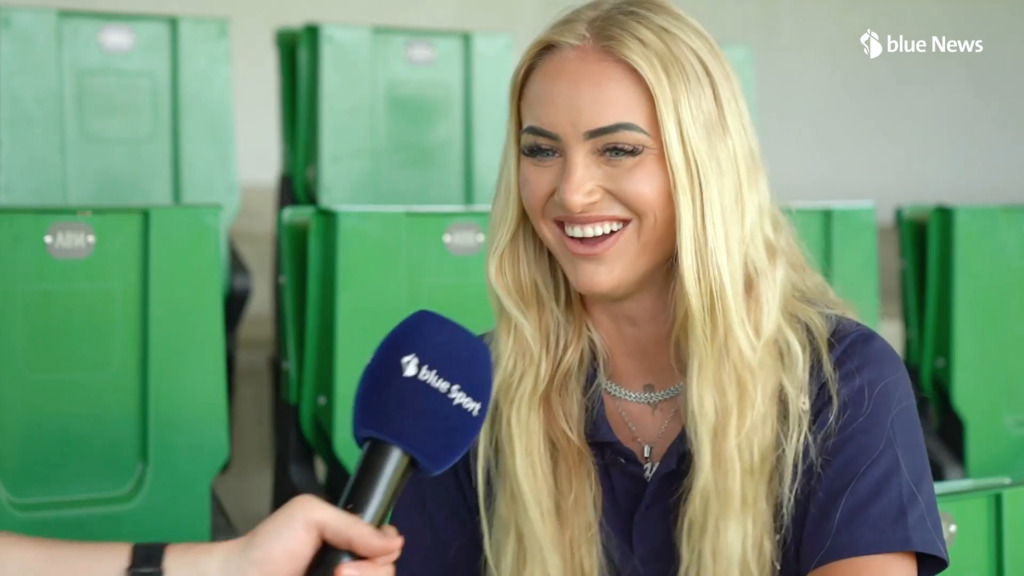 Alisha Lehmann, ein Föteli mit dem Pokal wäre doch ganz hübsch?