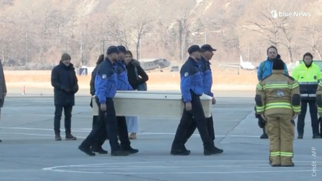 Rapatriement des cinq Italiens décédés dans l'incendie à Crans Montana