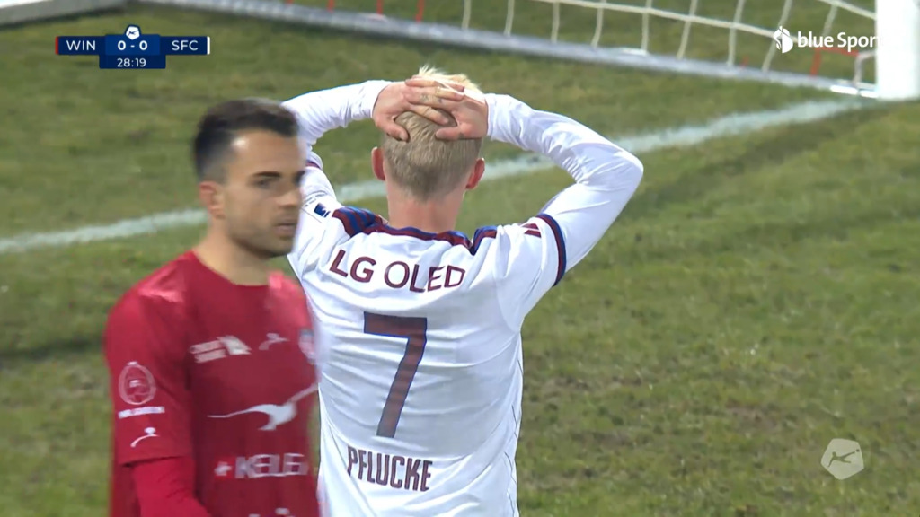 29. Minute: Pflücke vergibt aus bester Position