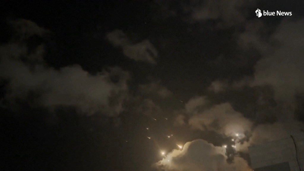 Attaque iranienne contrée par Israël sur Tel Aviv