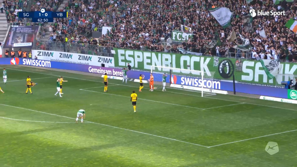 63. Minute: Geubbels vergibt Chance