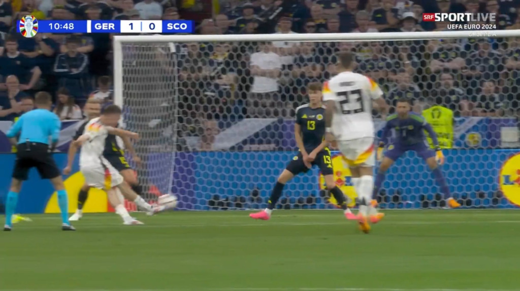 Erstes EM-Tor: Hier lanciert Wirtz Deutschlands Startfurioso