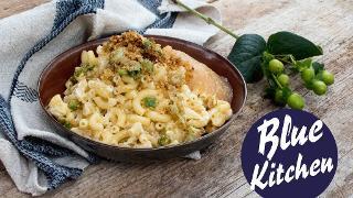 Maccheroncini con cipollotto e formaggio