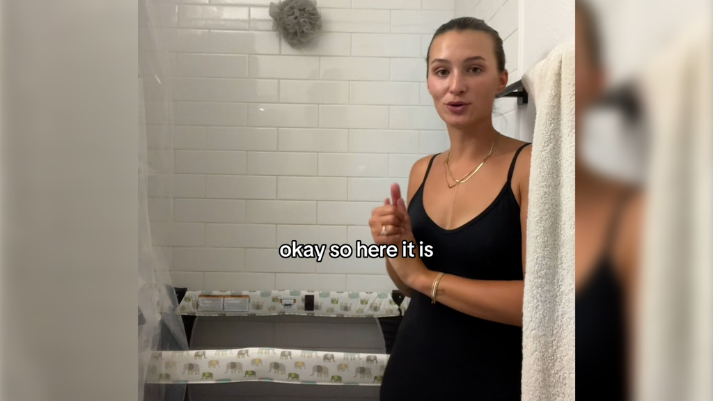 Empörung und Zuspruch auf TikTok: Mutter legt Baby in der Dusche schlafen