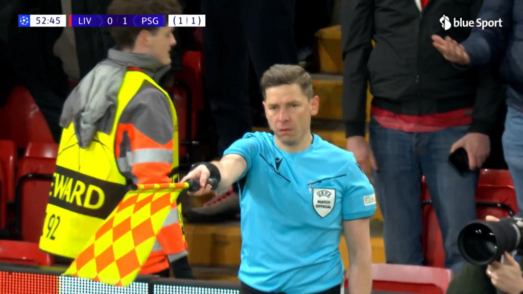 53. Minute: Liverpools Ausgleich zählt nicht