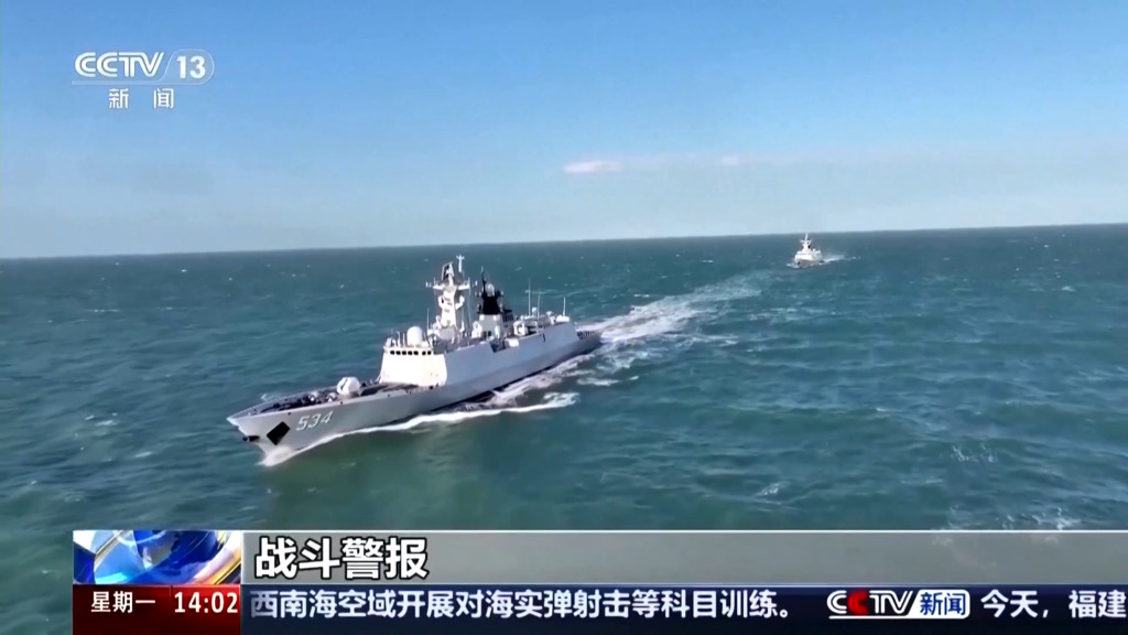 China probt Blockade Taiwans mit bislang grösster Militärübung