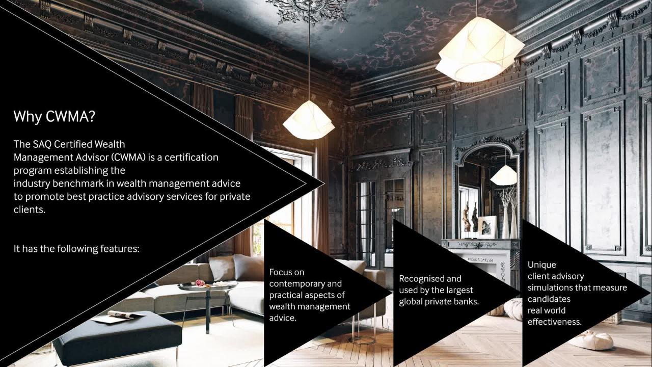 certified wealth management advisor