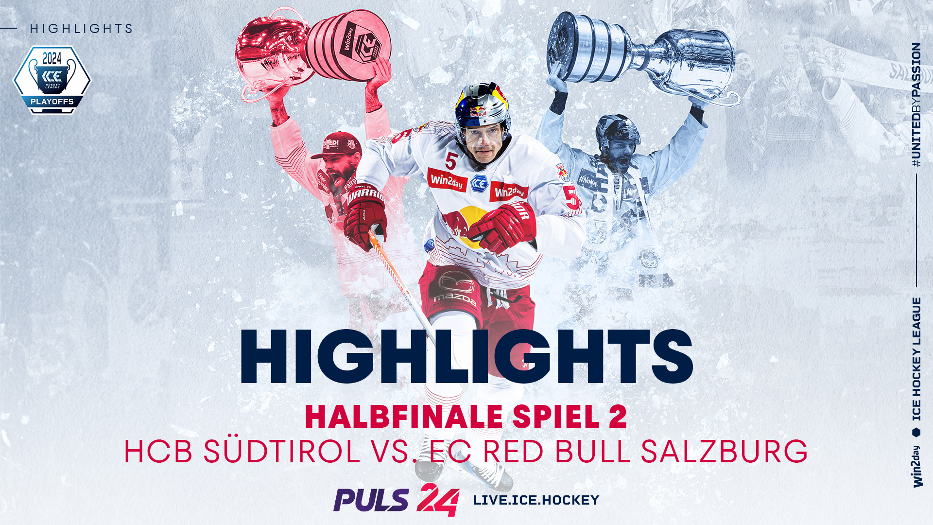 Highlights Halbfinale 2: HCB Südtirol vs. EC Red Bull Salzburg