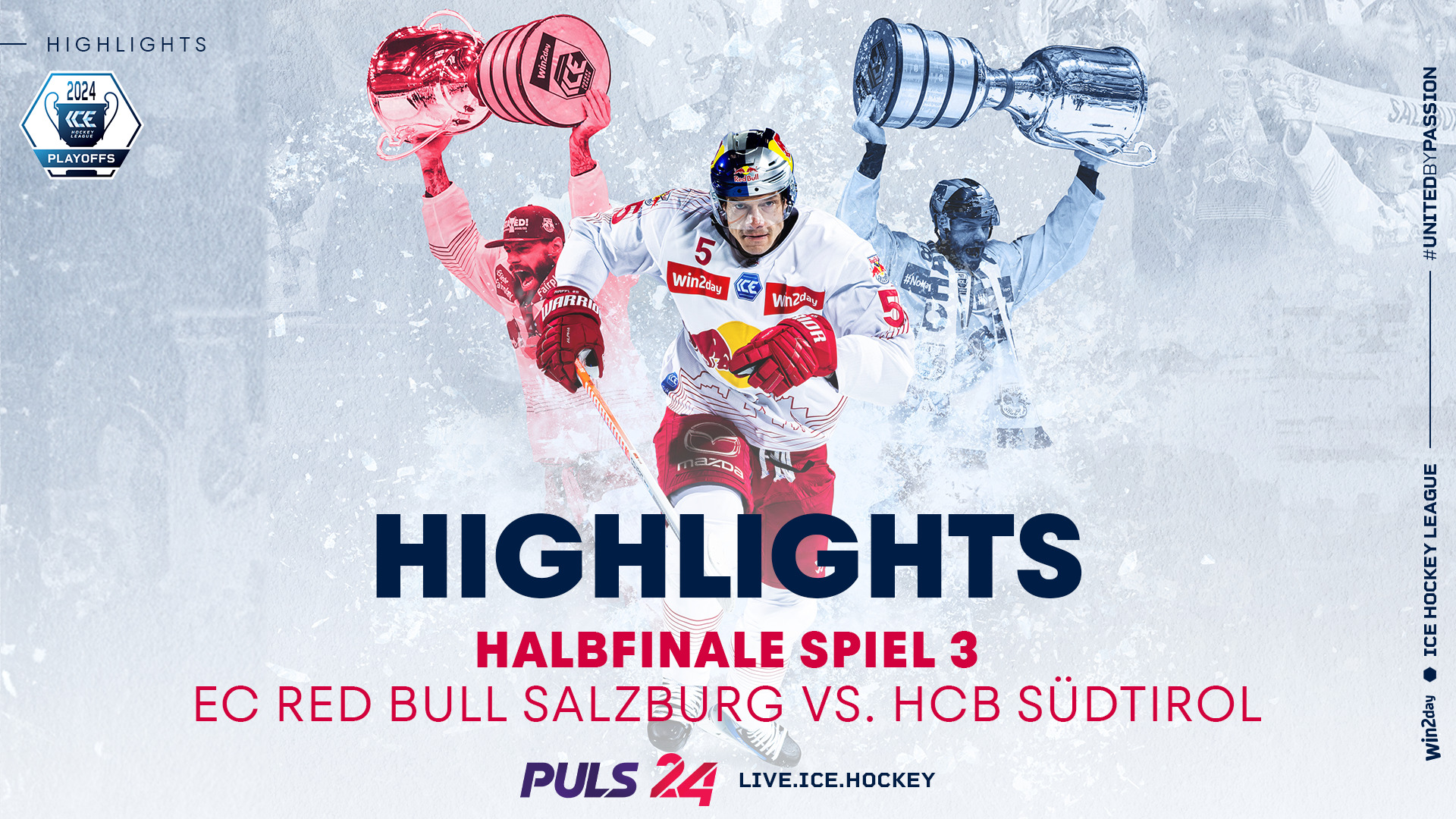 Highlights Halbfinale 3: EC Red Bull Salzburg vs. HCB Südtirol