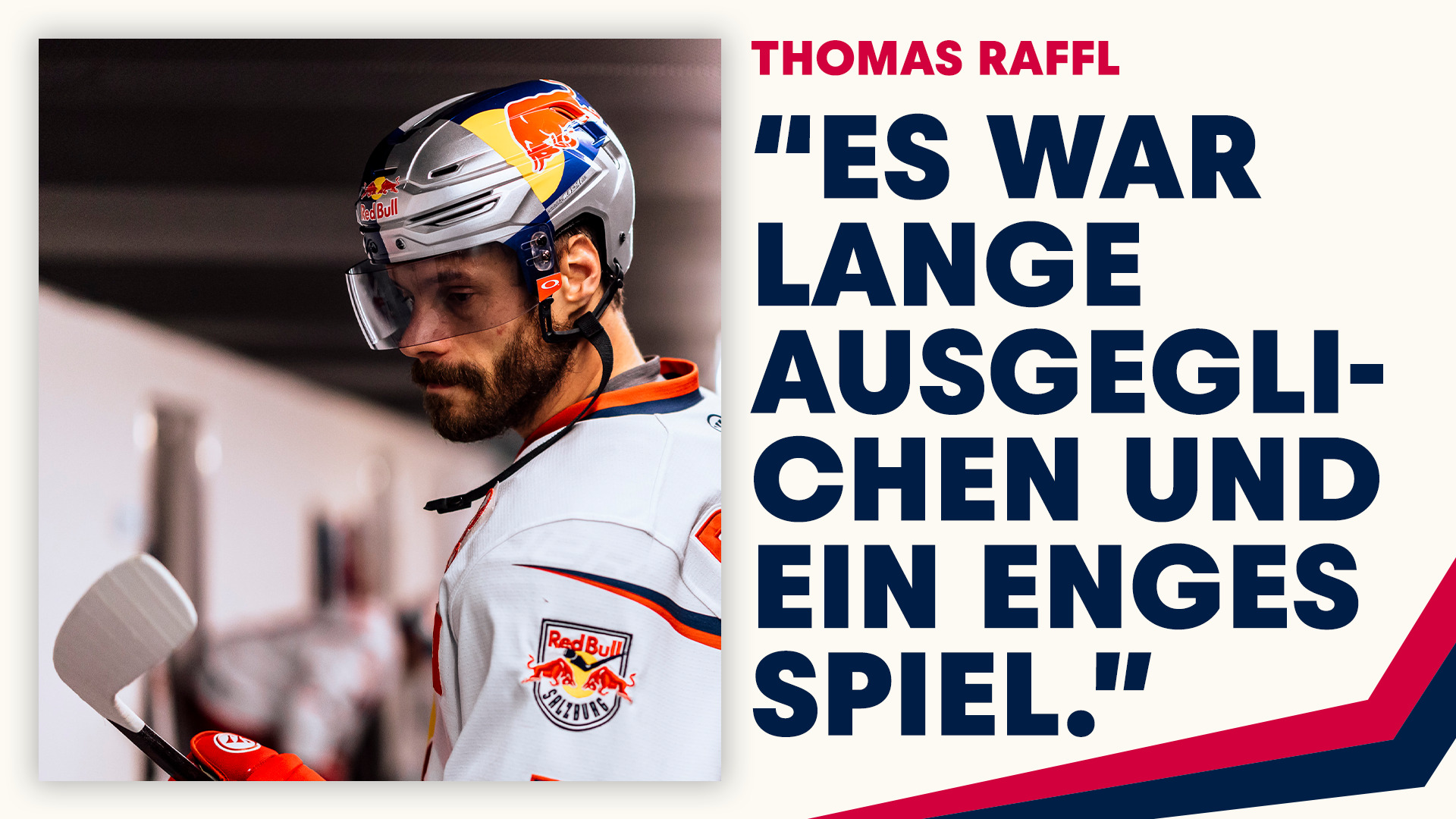 Statement: Thomas Raffl nach dem Spiel gegen Graz