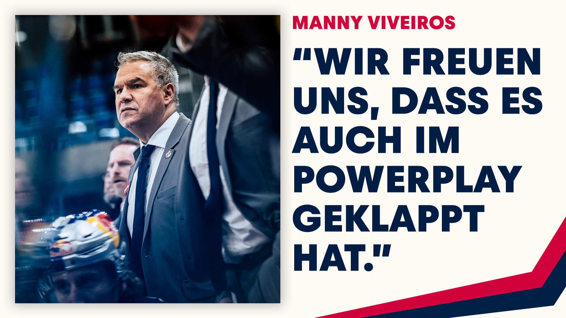 Statement: Manny Viveiros nach dem Spiel gegen Fehervar