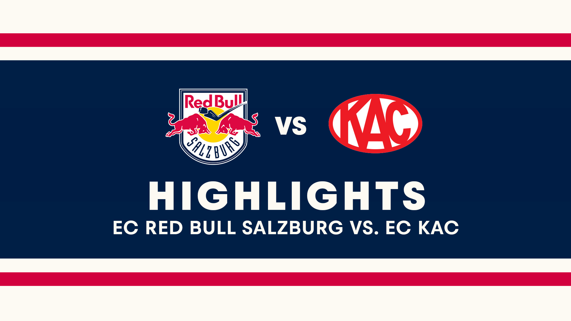 Highlights: EC Red Bull Salzburg vs. EC KAC