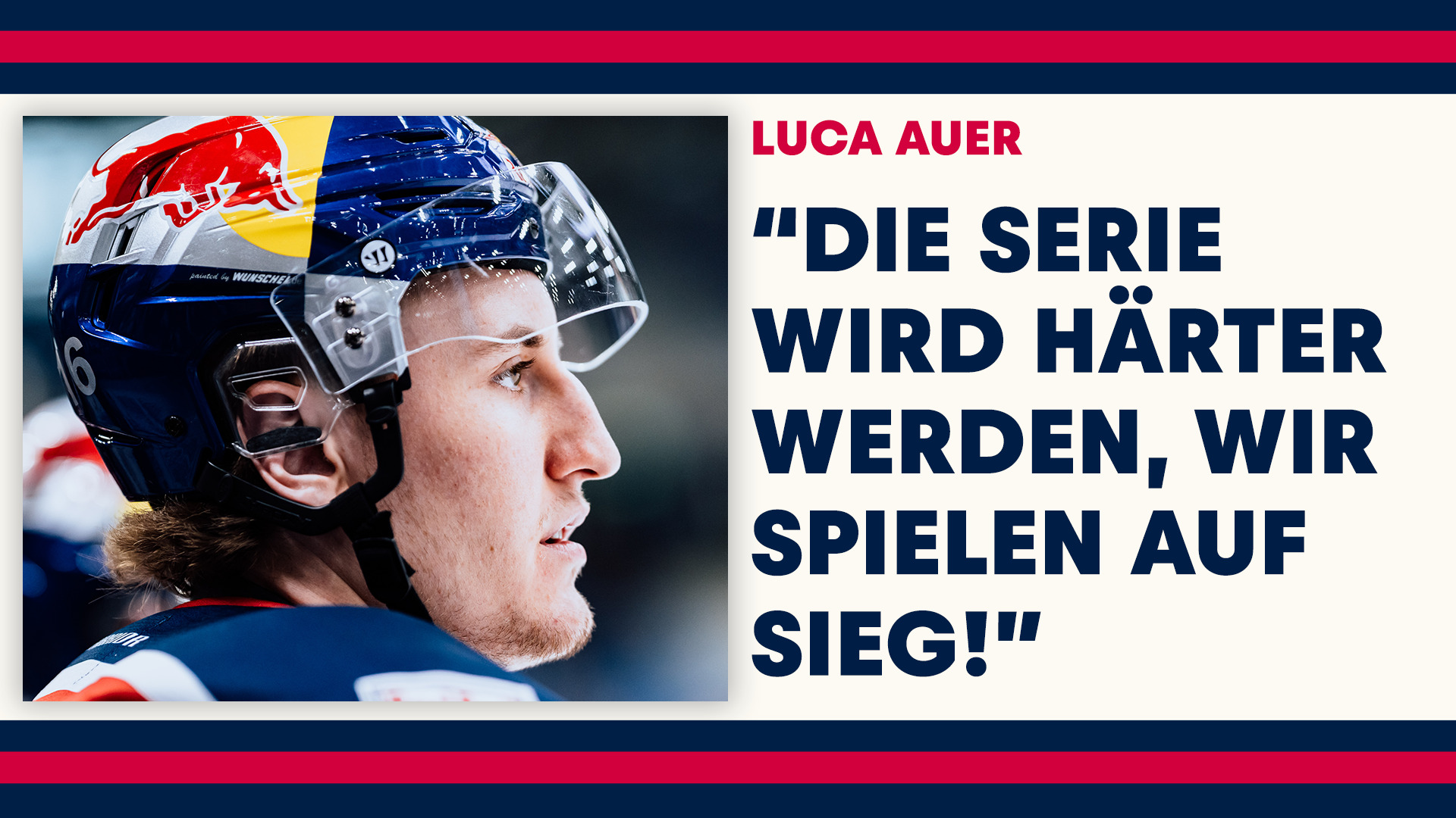 Statement: Luca Auer vor Spiel 2