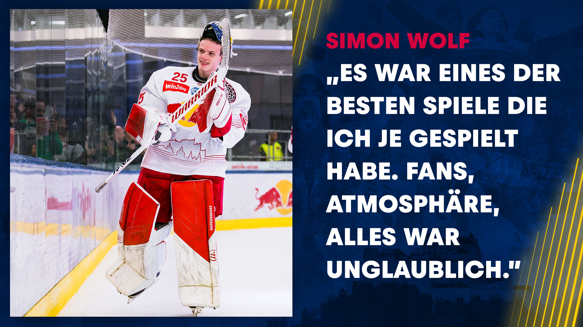 Statement: Simon Wolf zu seinem ICE League Debüt