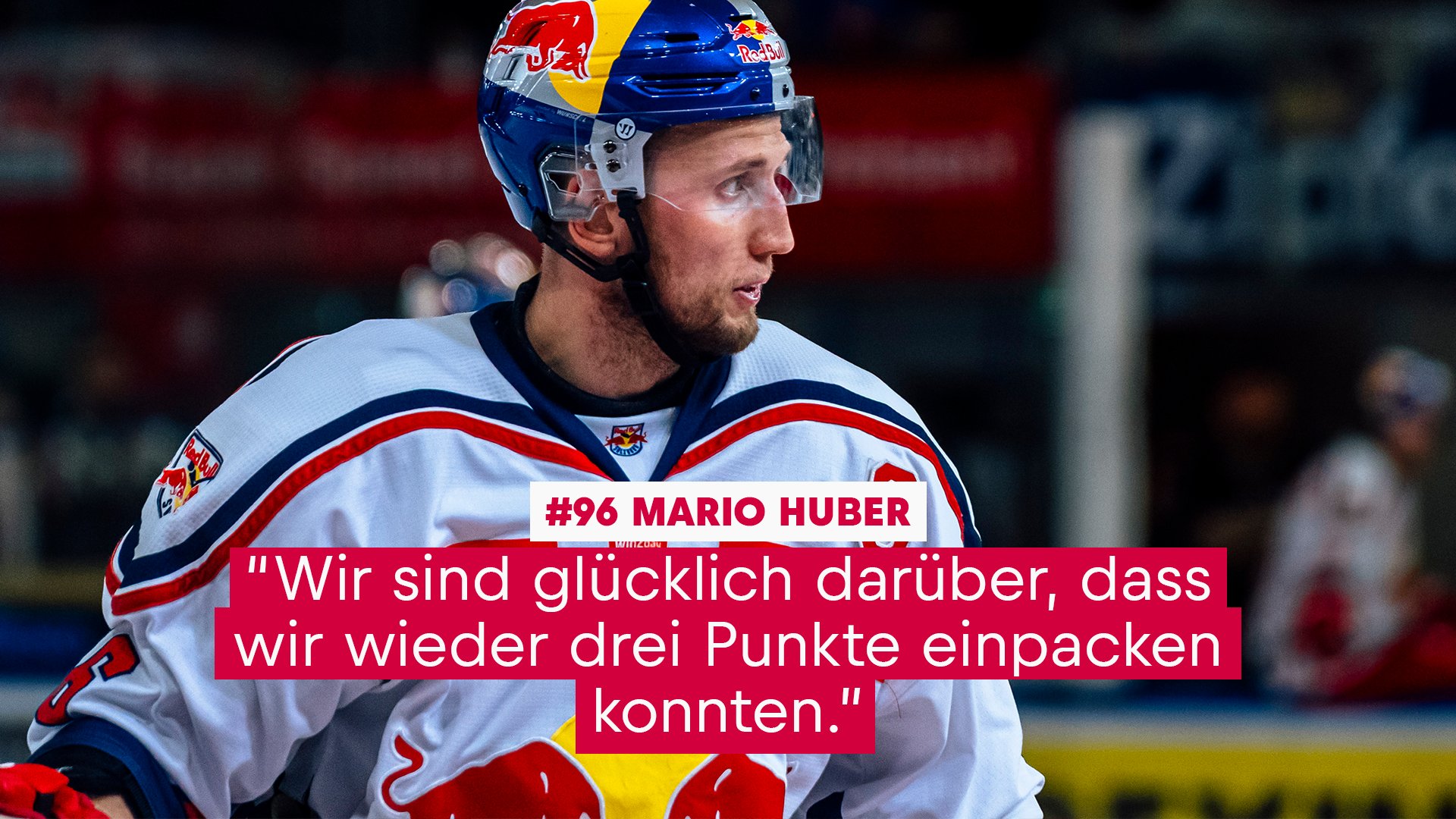Statement: Mario Huber nach dem Spiel gegen Innsbruck