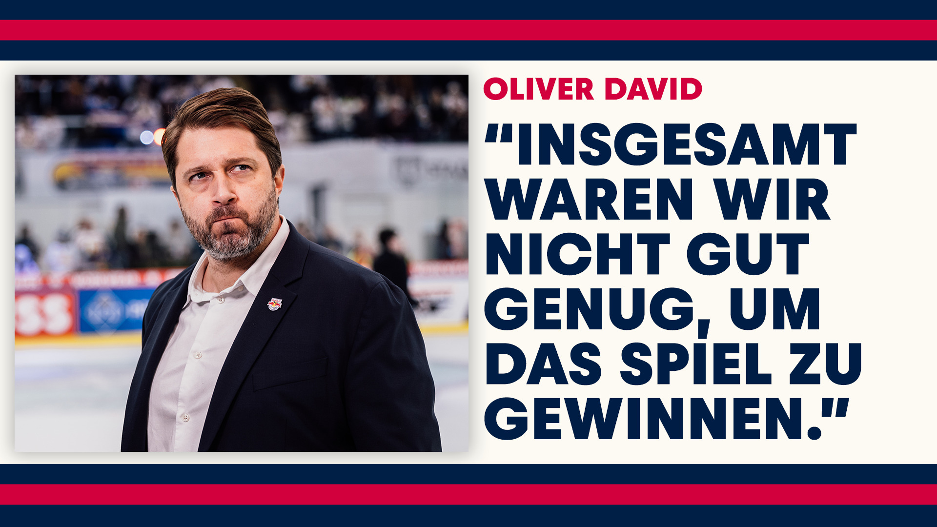 Statement: Oliver David nach dem Spiel gegen Villach