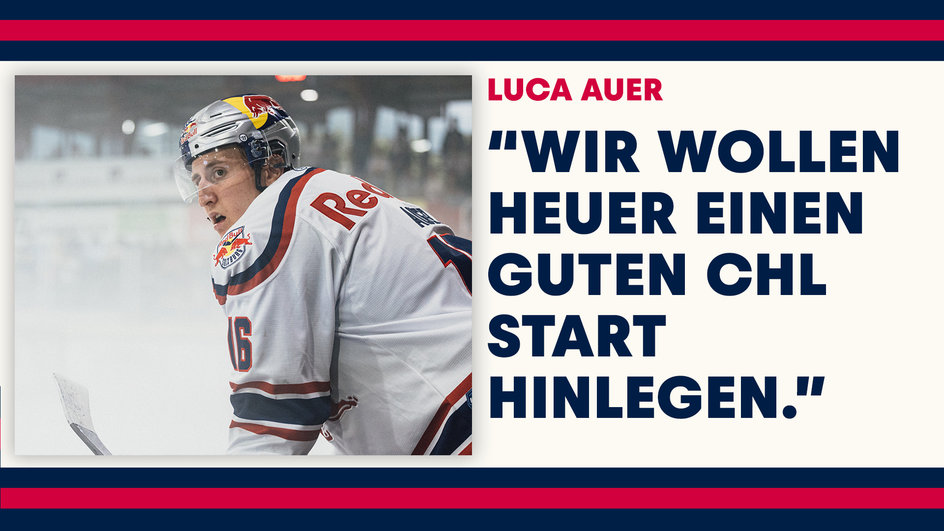 Luca Auer über die Vorbereitung auf den Warrior Cup und die CHL