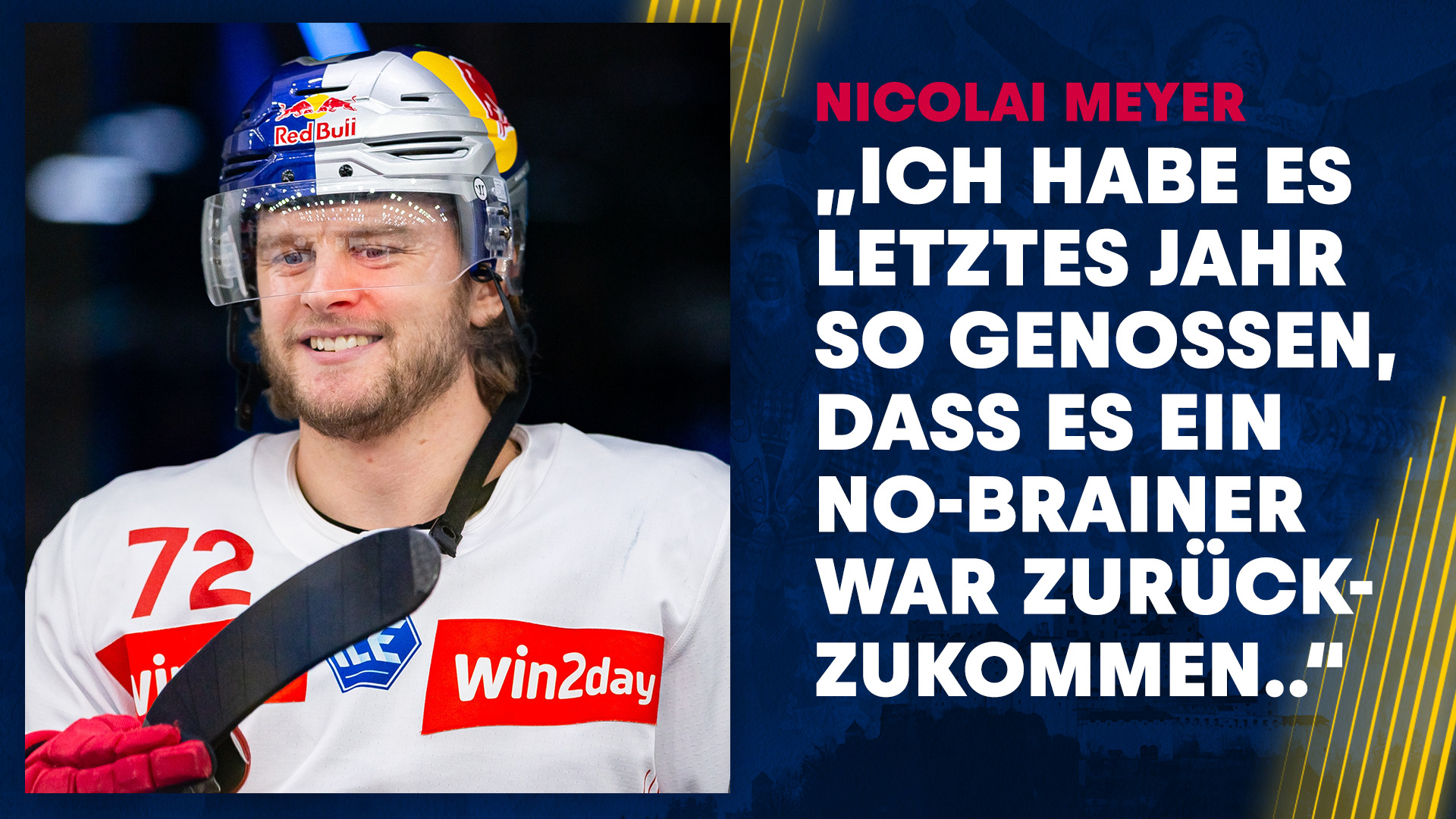 Welcome back: Nicolai Meyer