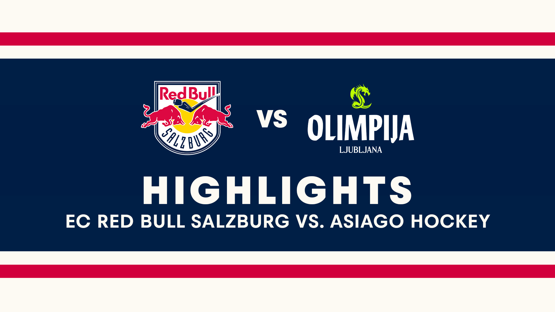 Highlights EC Red Bull Salzburg vs. HK Olimpija 