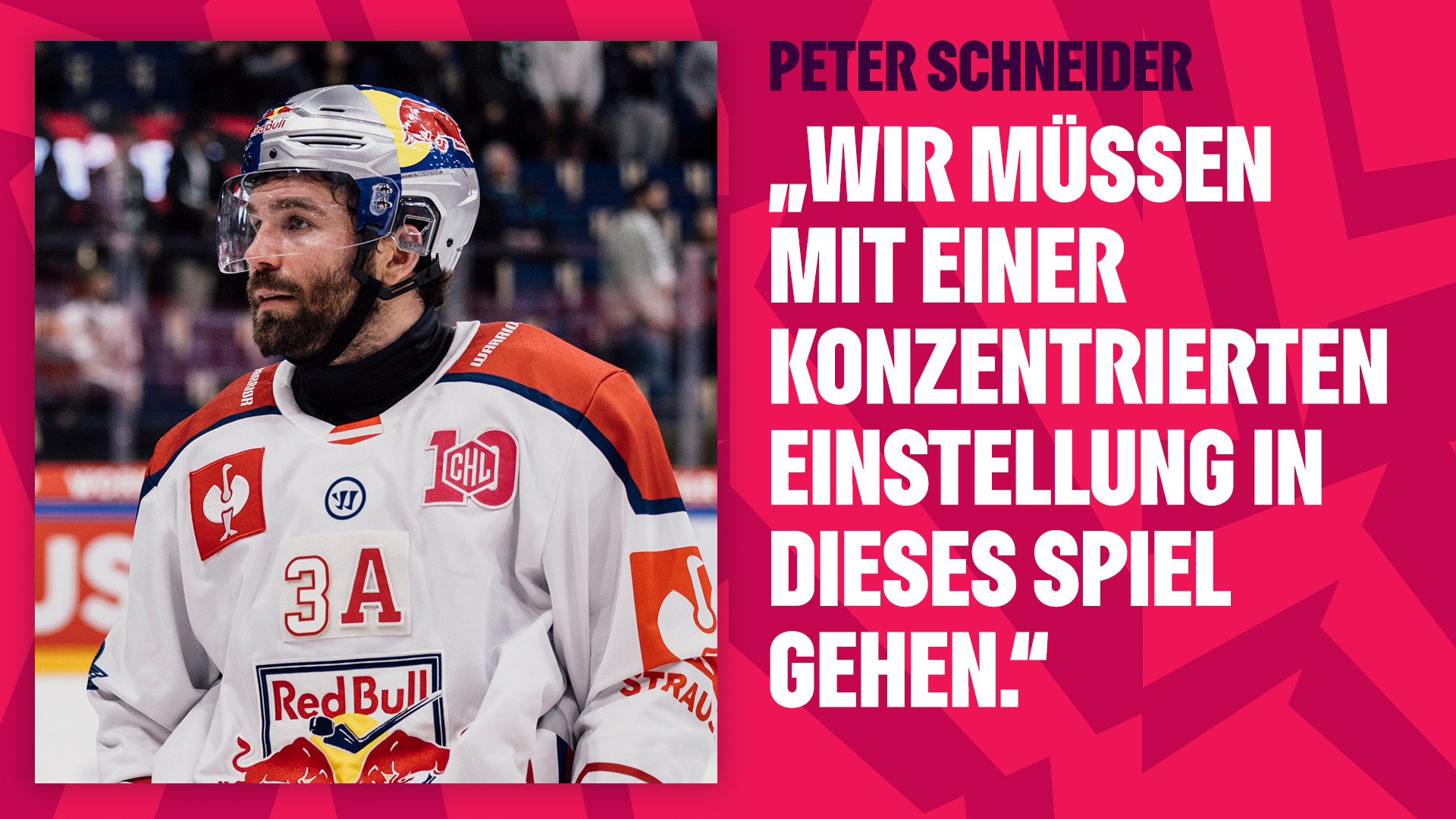 Statement: Peter Schneider vor dem Spiel gegen Tychy