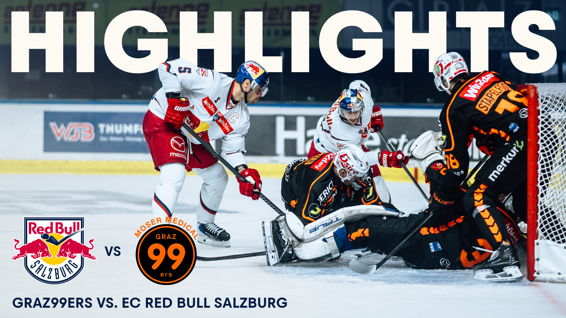 Highlights: Moser Medical Graz99ers vs. EC Red Bull Salzburg
