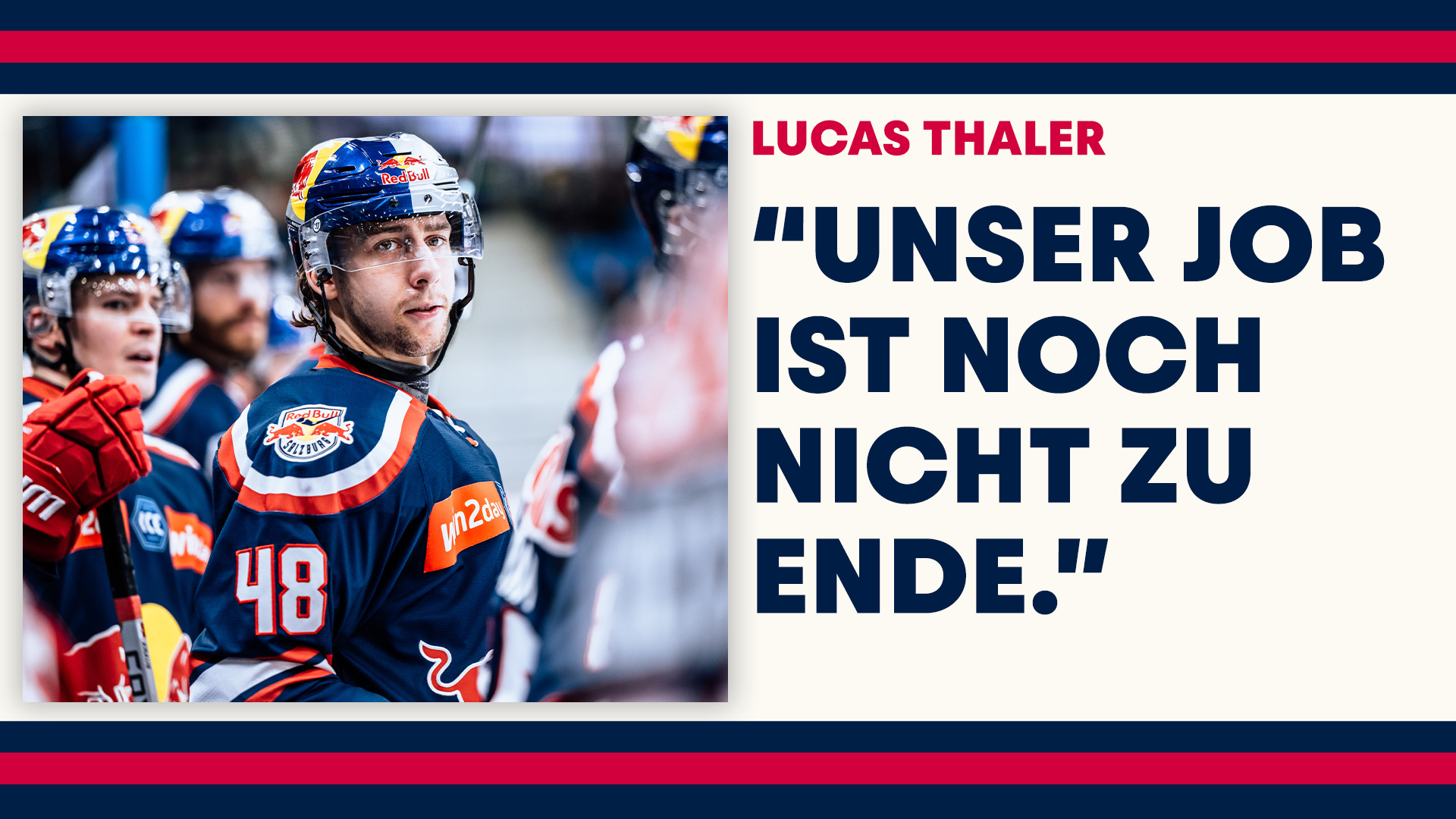 Statement: Lucas Thaler vor Spiel 3