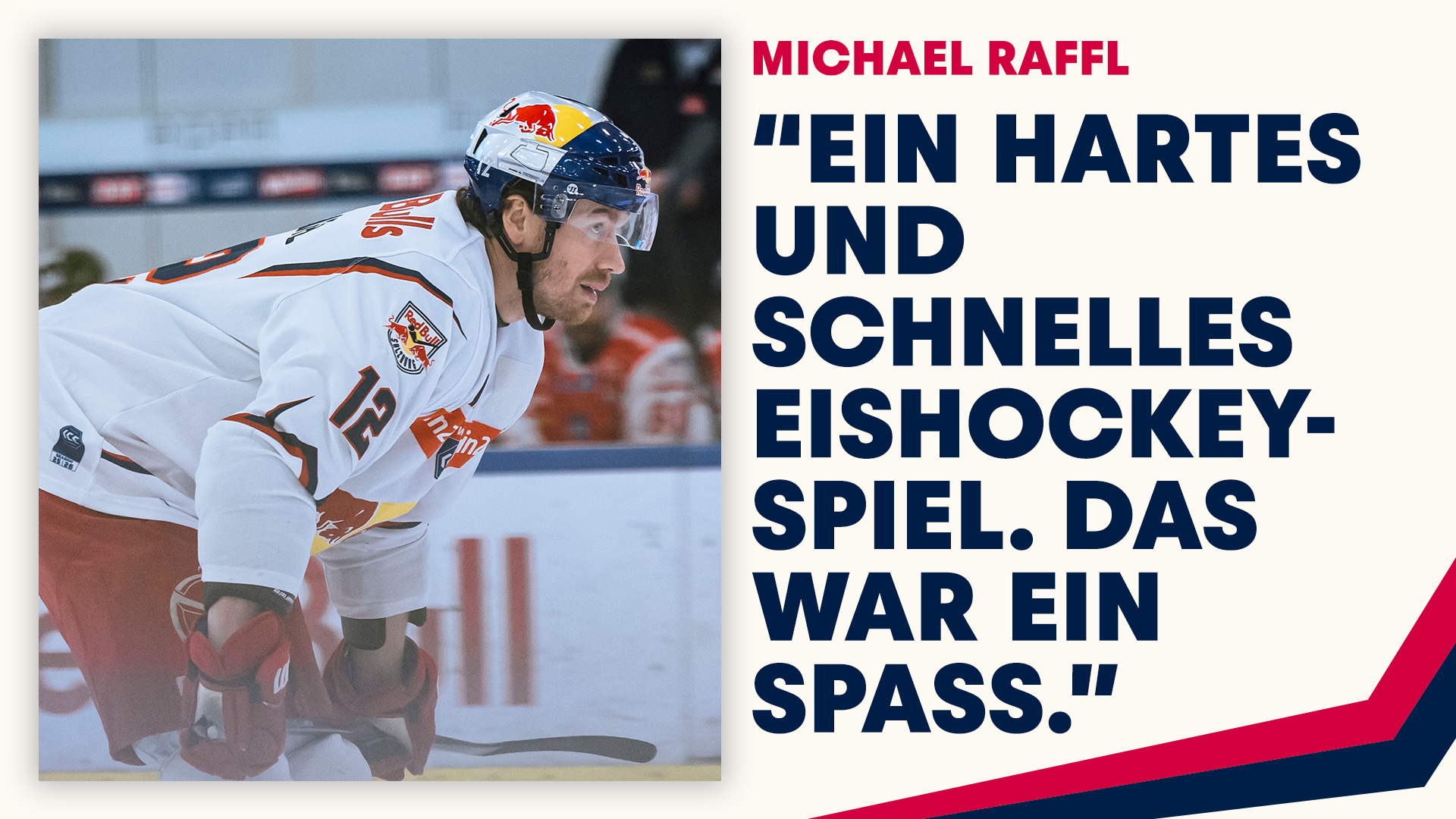 Statement: Michael Raffl nach dem Spiel gegen Bozen