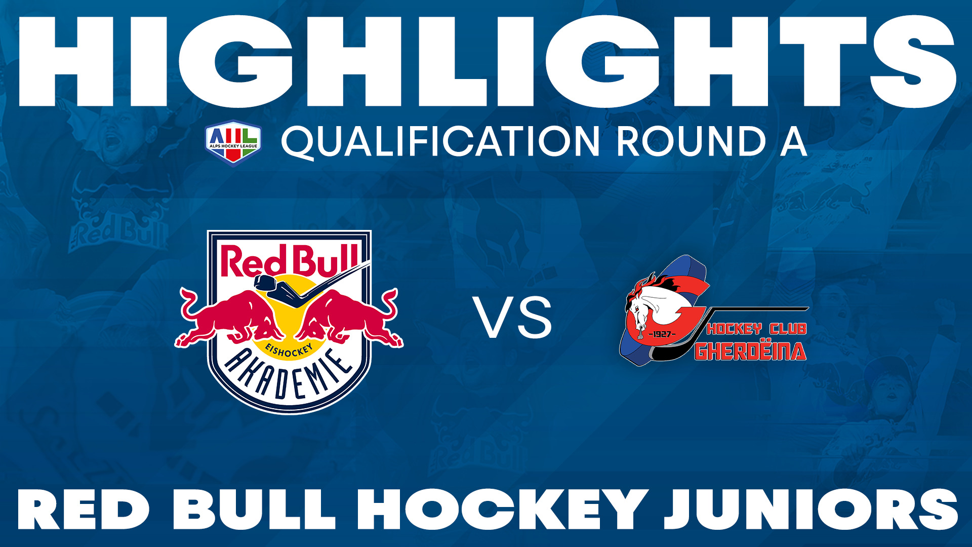 Highlights: Red Bull Hockey Juniors vs. HC Gherdeina Valgardena.IT 