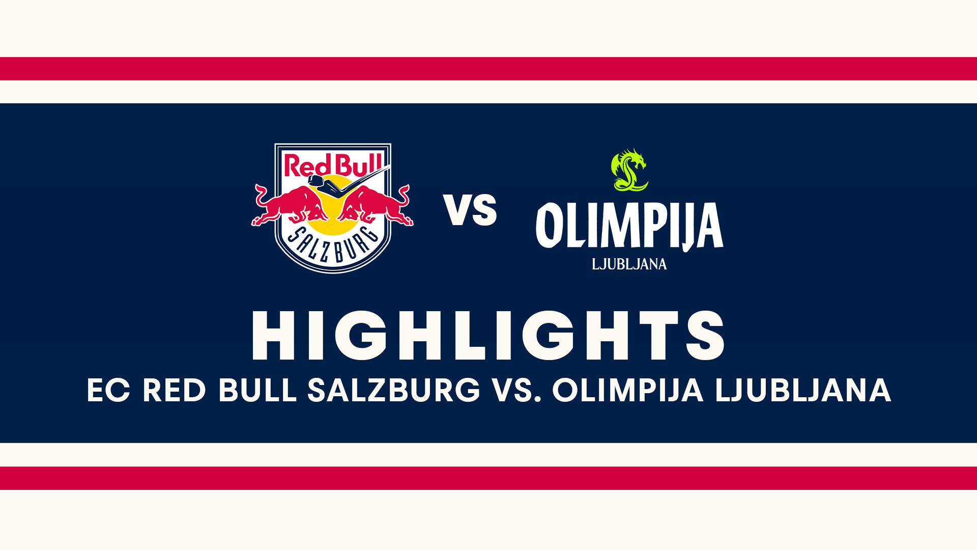 Highlights: EC Red Bull Salzburg vs. HK Olimpija 