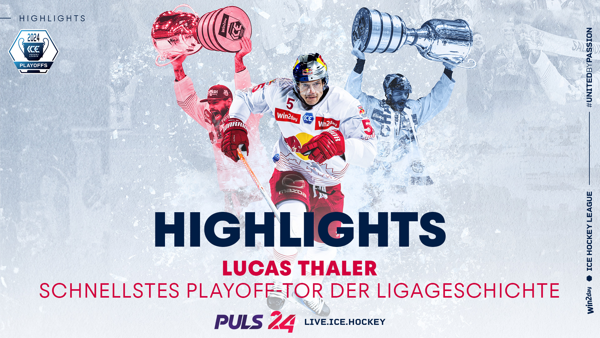 Lucas Thaler mit dem schnellsten Playoff-Tor der Ligageschichte