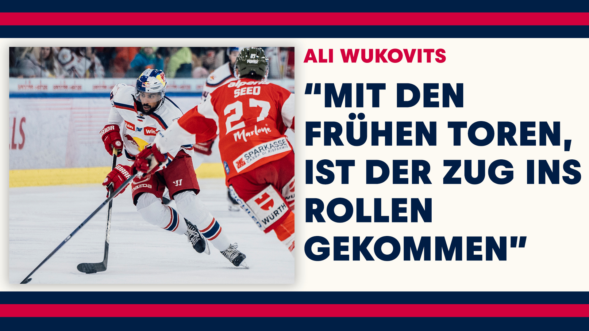 Statement: Ali Wukovits & Oliver David nach dem Spiel gegen Bozen