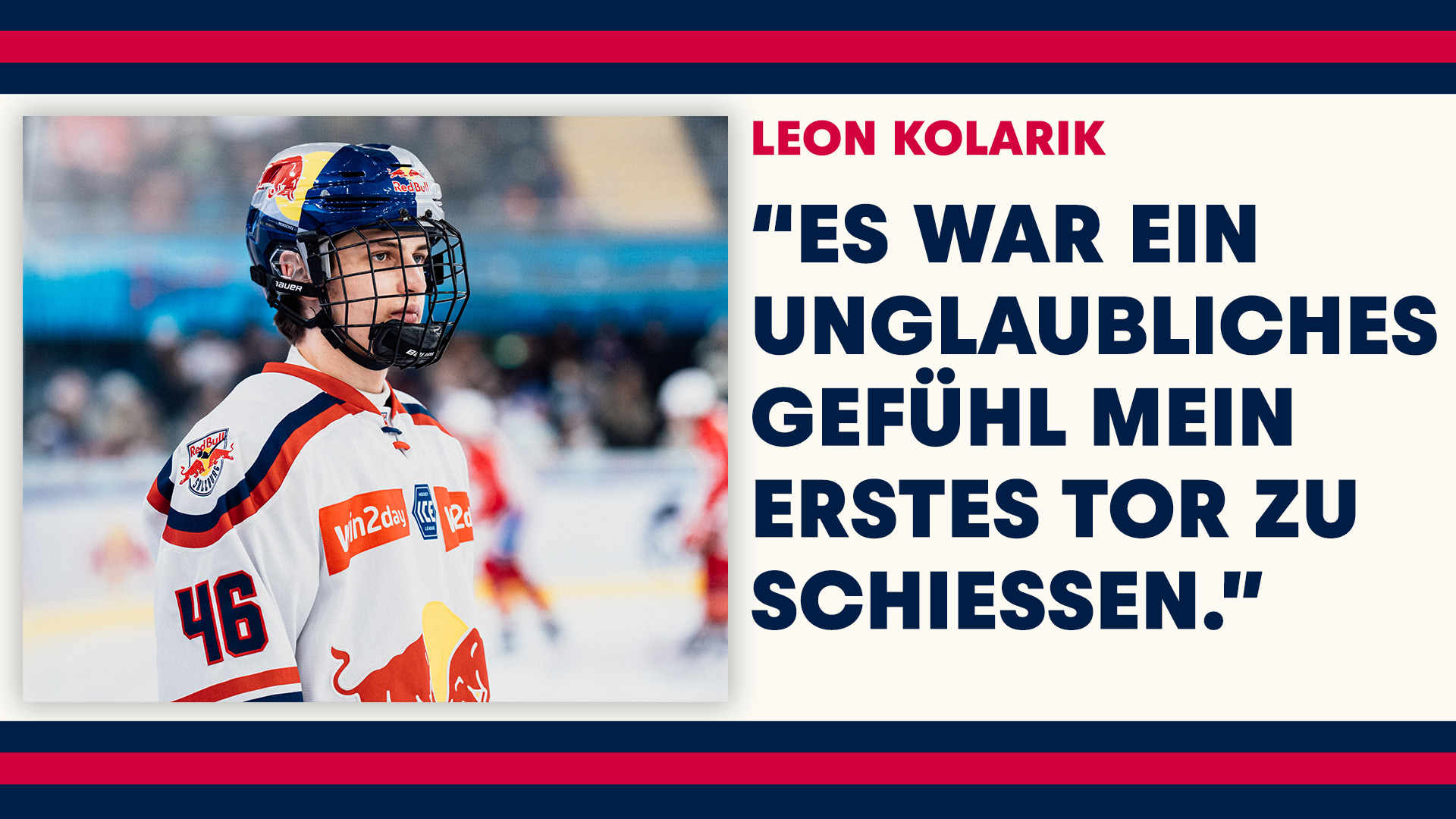 Statement: Leon Kolarik nach dem Spiel gegen Innsbruck