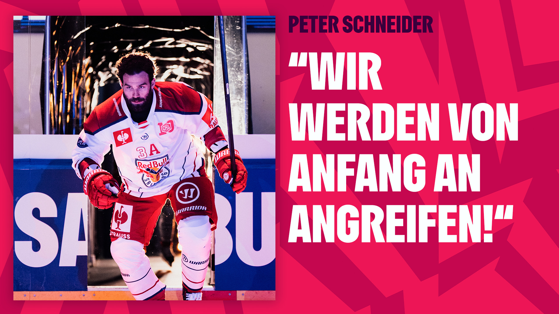 Statement: Peter Schneider vor dem CHL Viertelfinal Rückspiel gegen Karlstad