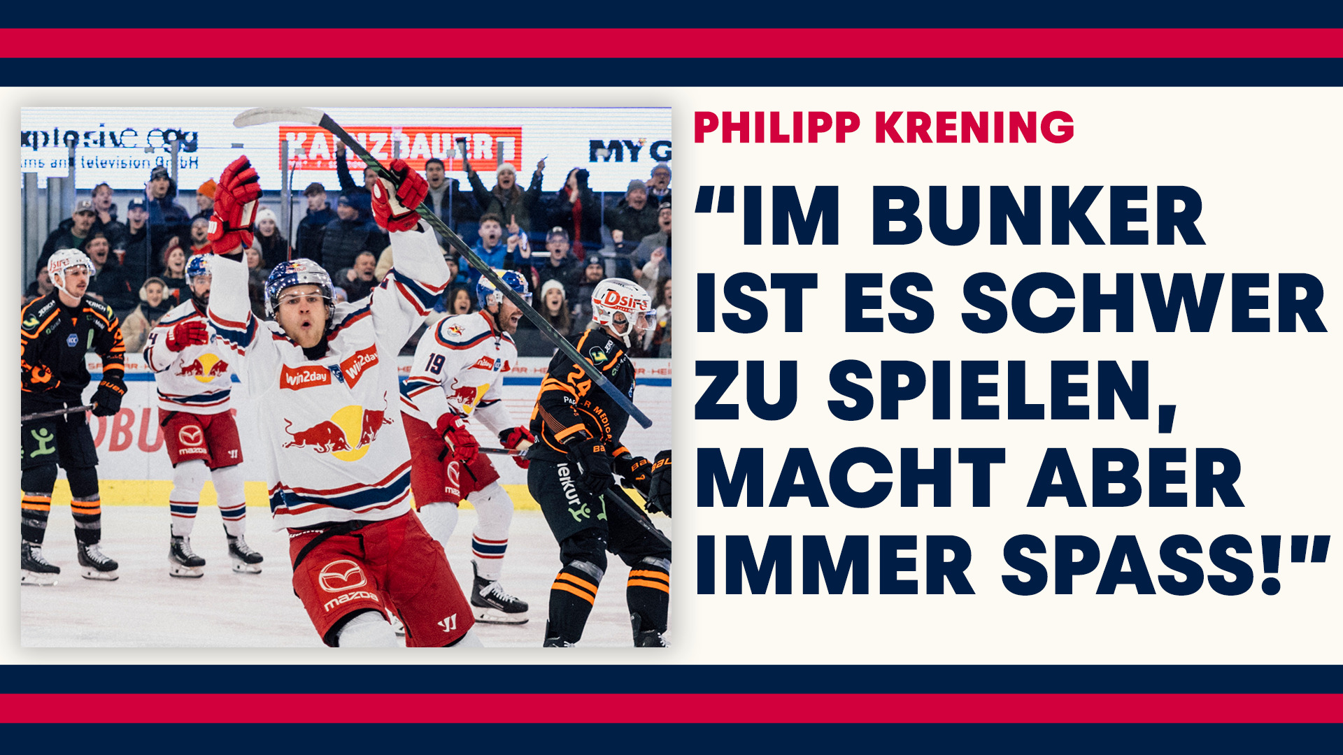 Statement: Philipp Krening vor dem Spiel gegen Graz