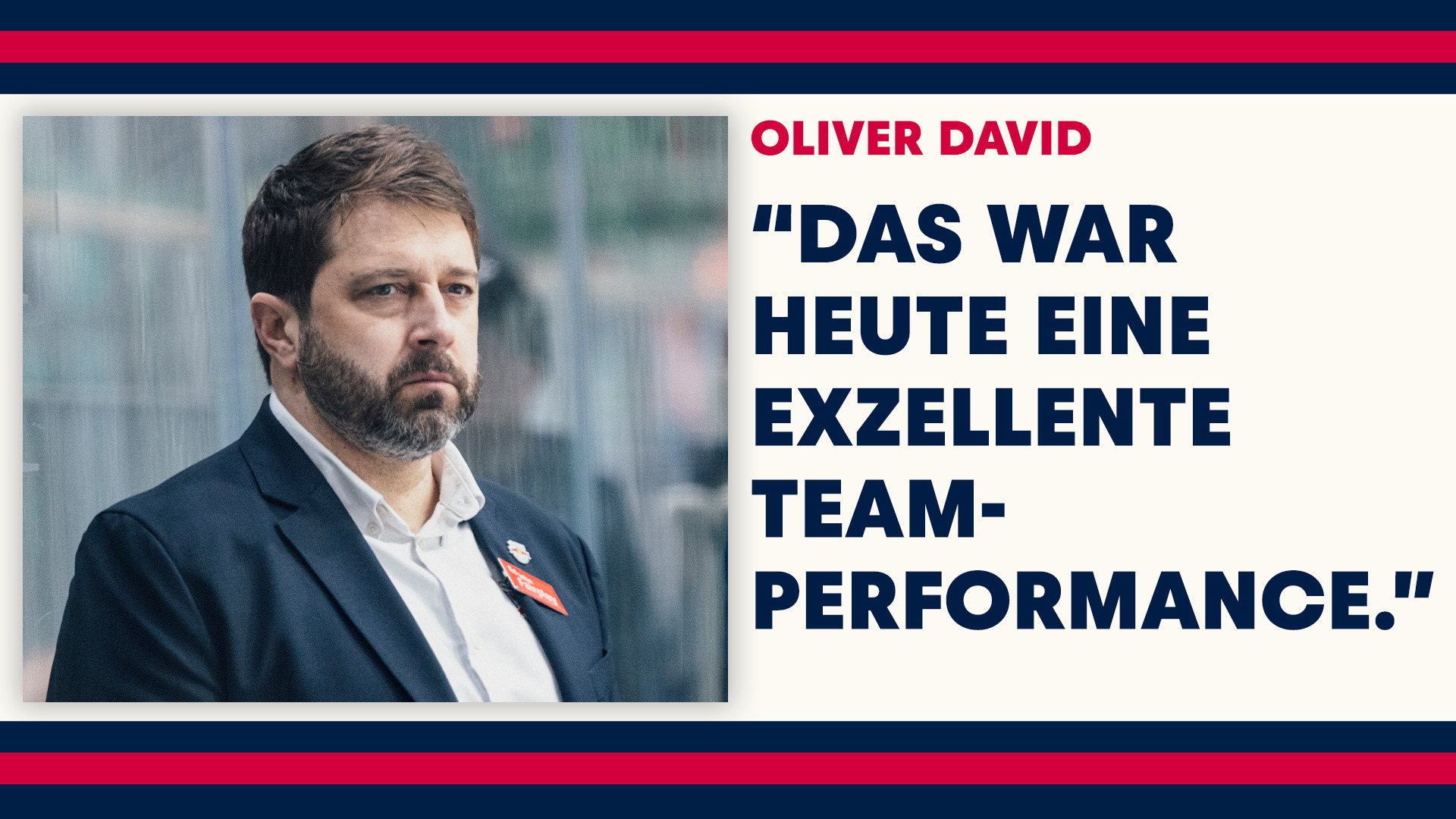 Statement: Oliver David nach dem Spiel gegen Ljubljana