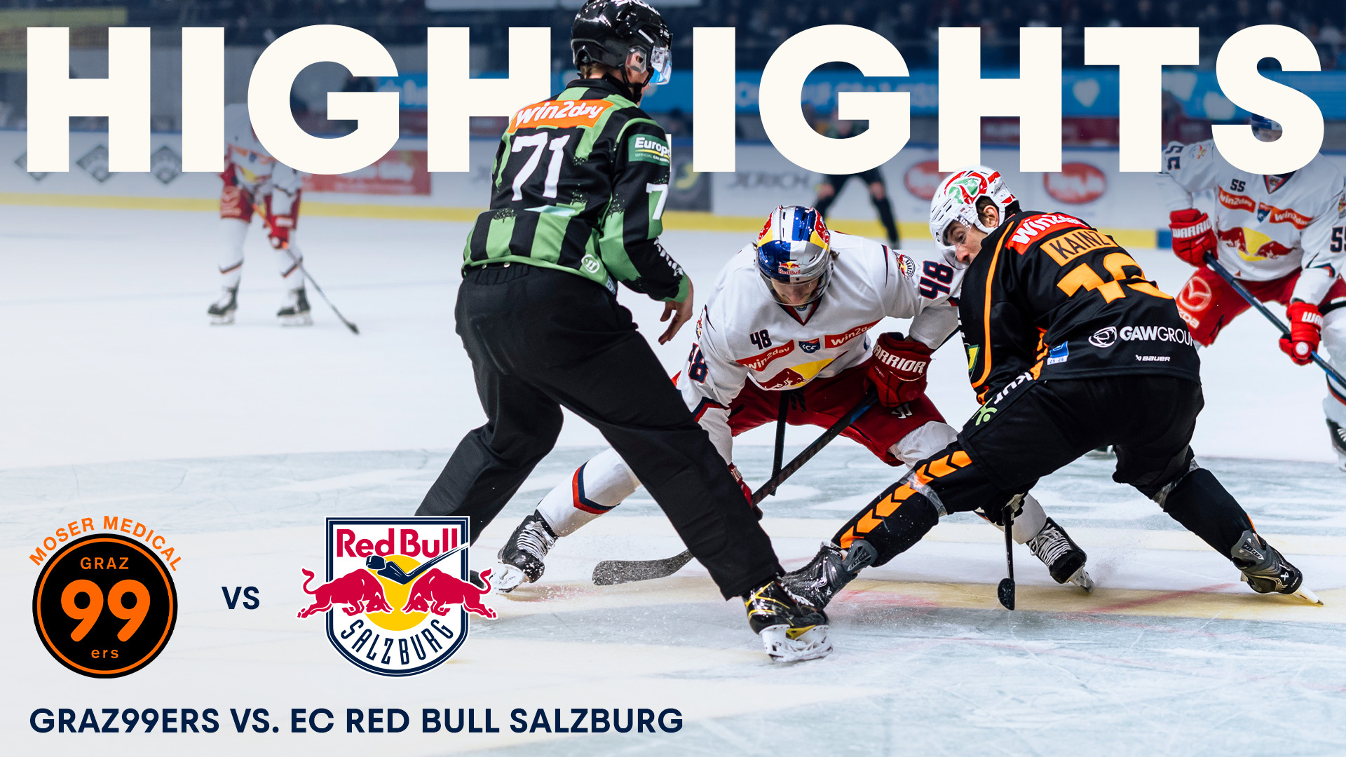 Highlights: Graz99ers vs. EC Red Bull Salzburg