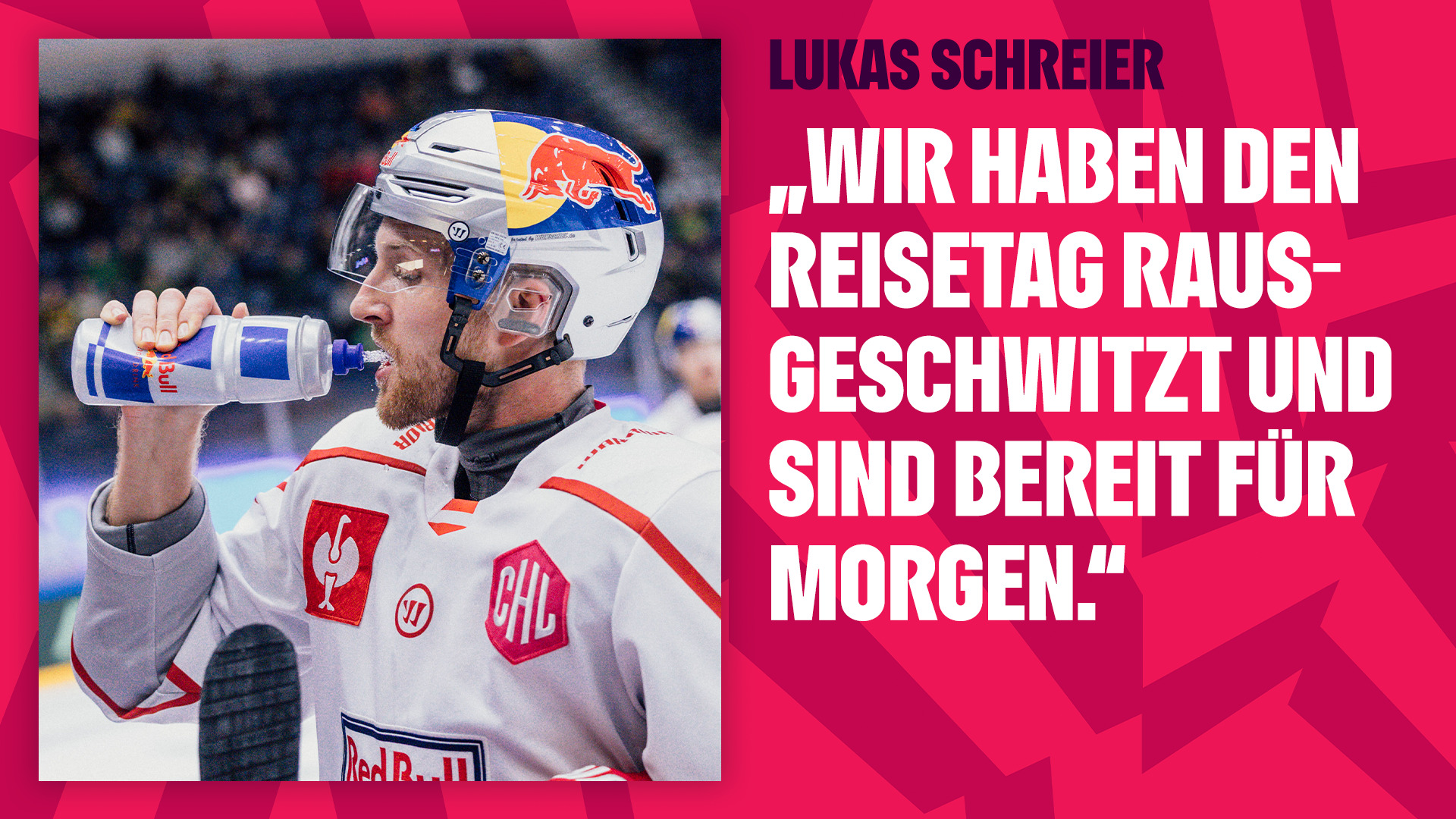 Statement: Lukas Schreier vor dem Spiel gegen Kuopio