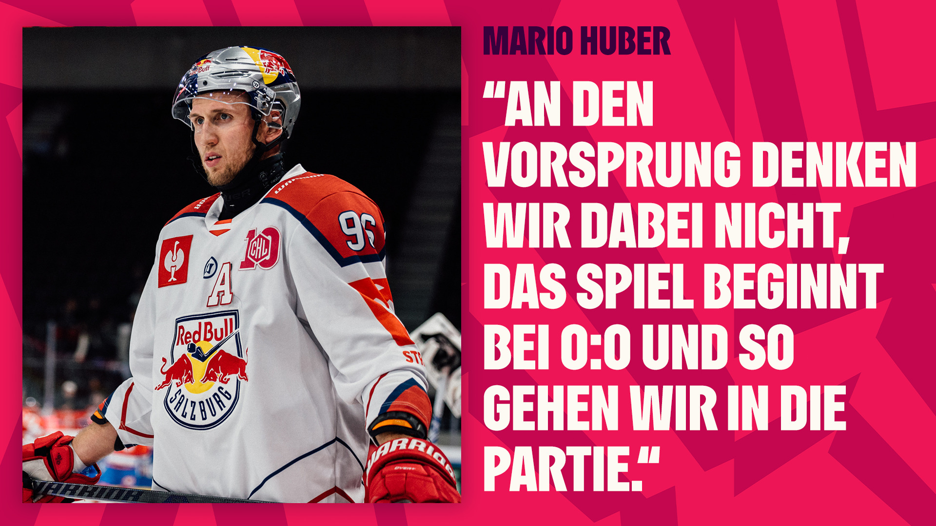 Statement: Mario Huber vor dem Rückspiel gegen Lahti